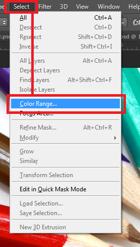 select color range